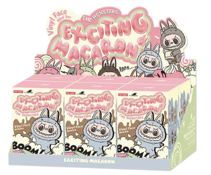 Labubu V1 怪物エキサイティングマカロンシリーズ豪華ペンダントブラインドボックス