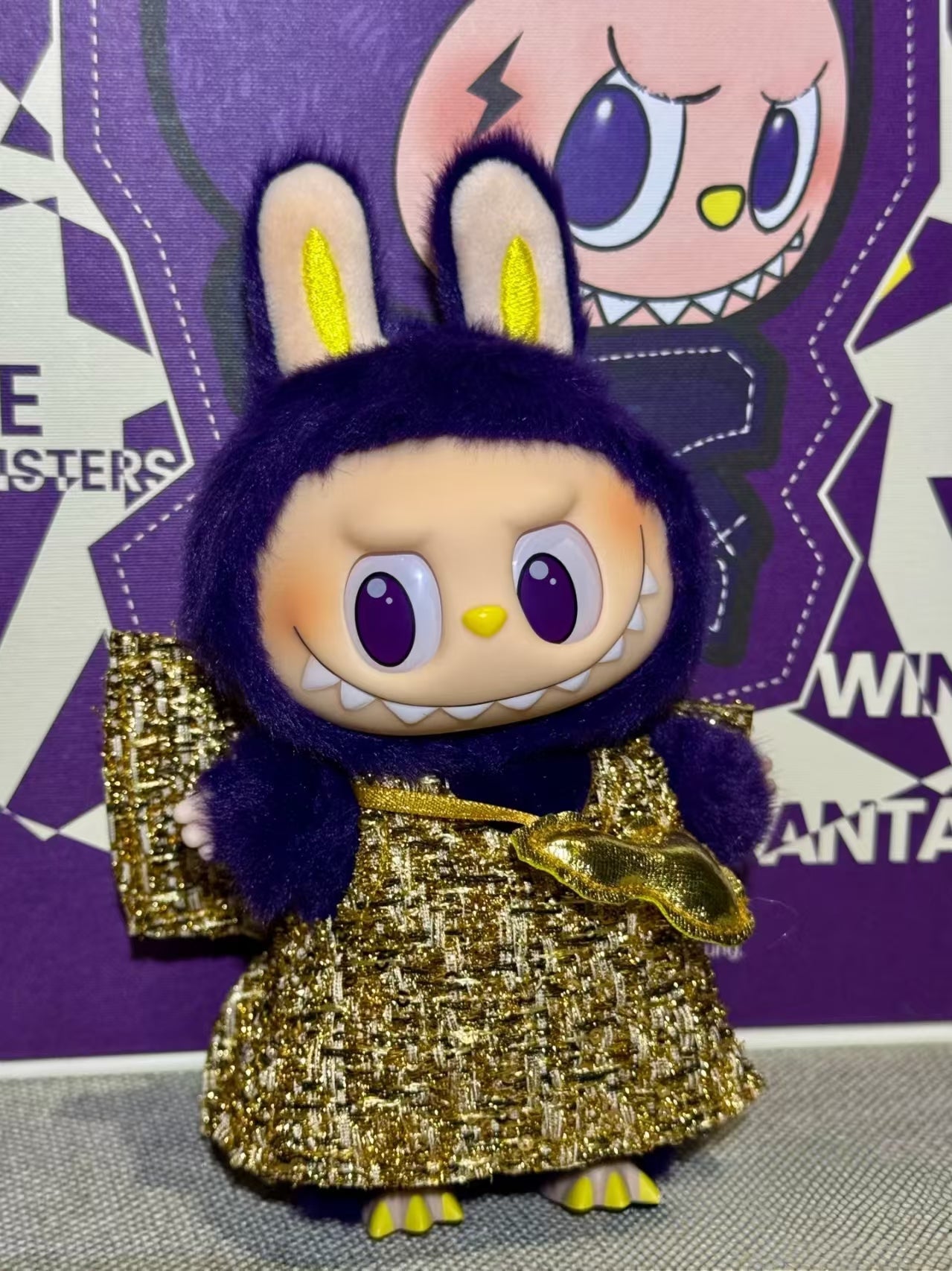 LABUBU Wings of fortune ゴム裏のぬいぐるみ人形